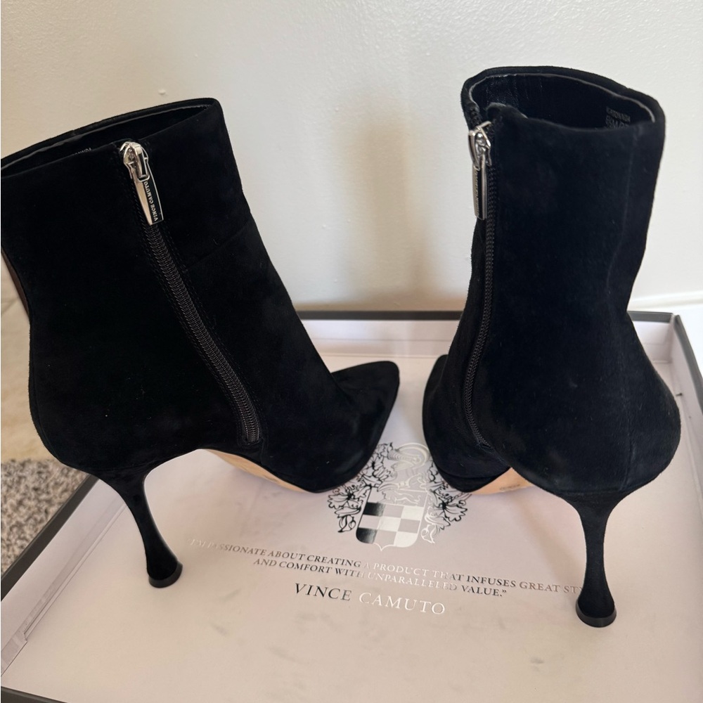 Brand new Vince Camuto black heel boots
